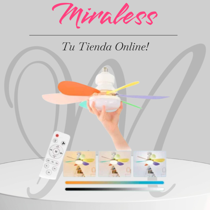 Foco Ventilador de 6 Aspas