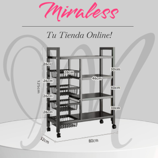 Estante con Ruedas + Cestas