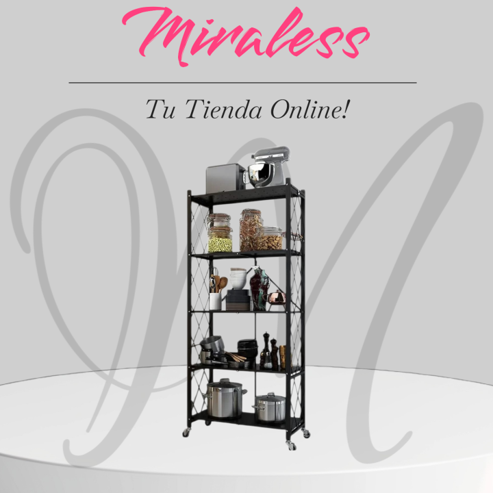 Estante con Ruedas y Plegables