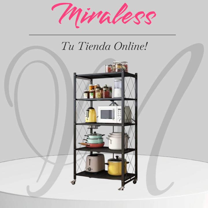 Estante con Ruedas y Plegables