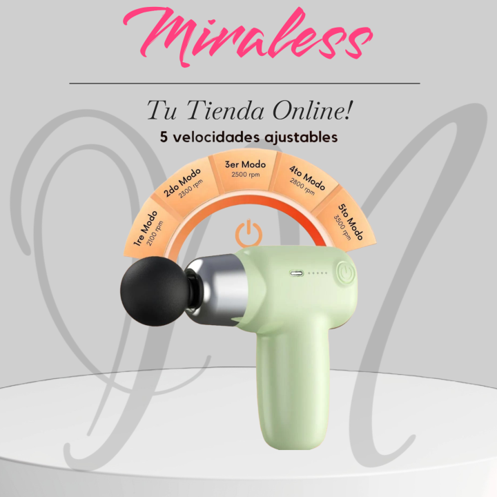 Mini Pistola Masajeadora Corporal & Pistola Masajeadora Corporal