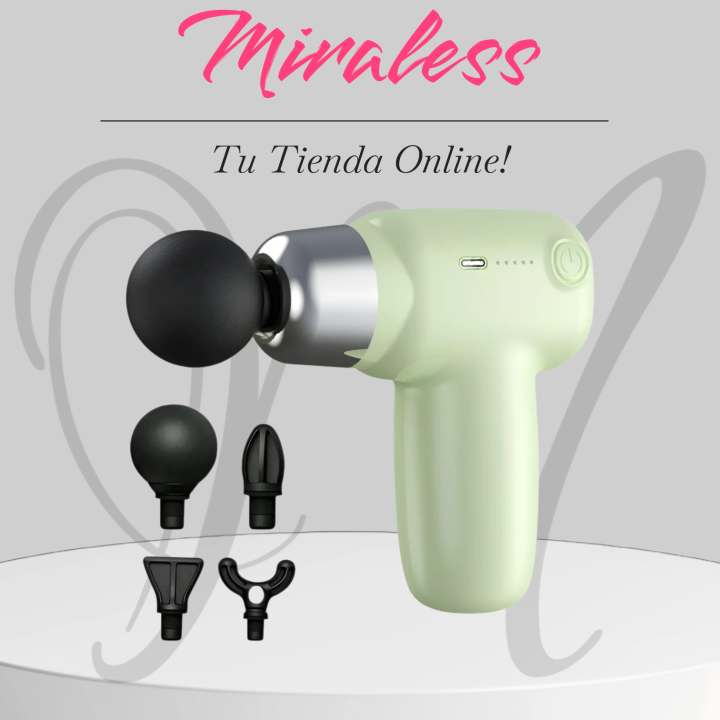 Mini Pistola Masajeadora Corporal & Pistola Masajeadora Corporal