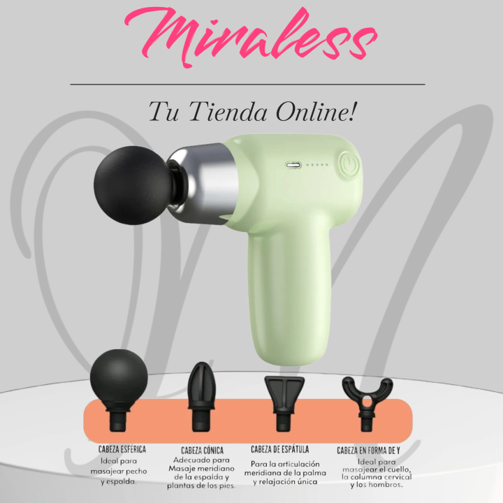 Mini Pistola Masajeadora Corporal & Pistola Masajeadora Corporal