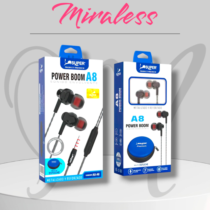 Audífono Power Boom A8