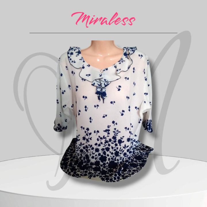 Blusa Blue Garden