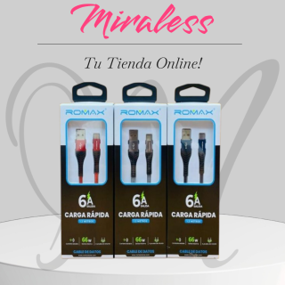 Cable ROMAX USB-A a Tipo C