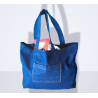 Carteras Jeans Azul con Bolsillo