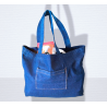 Carteras Jeans Azul con Bolsillo