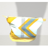 Bolso de mano Amarillo y Blanco